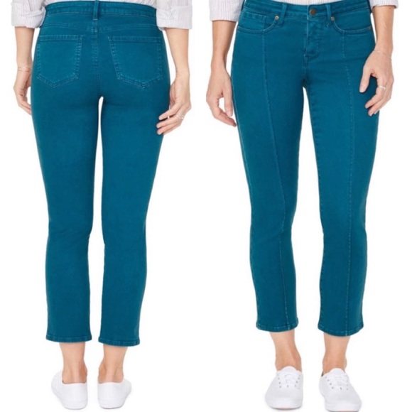 NYDJ Ankle Denim Jeans Colors White OR Green Size 2 OR 8 NWT NYDJ Ankle Denim Jeans Colors White OR Green Size 2 OR 8 NWT